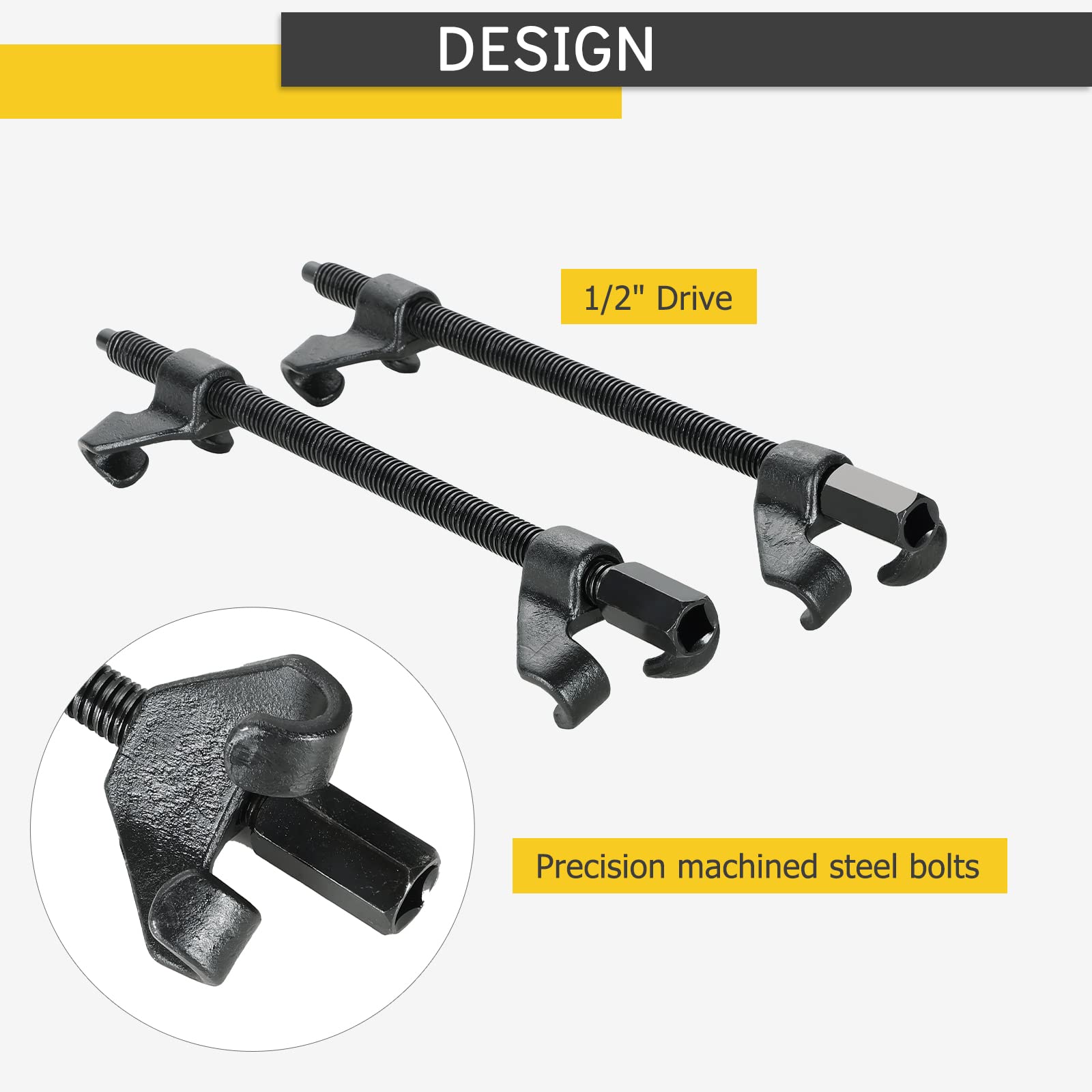 Acymner drive interface accepting 1/2-inch socket for reliable torque application and control