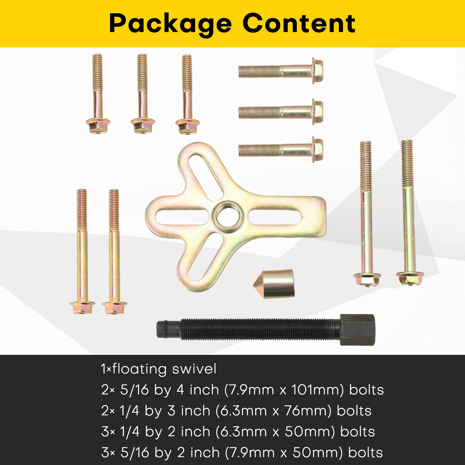 Acymner puller front assembly highlighting forged body and rust resistance