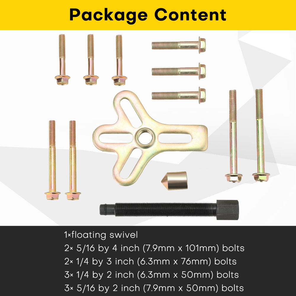 Acymner puller front assembly highlighting forged body and rust resistance