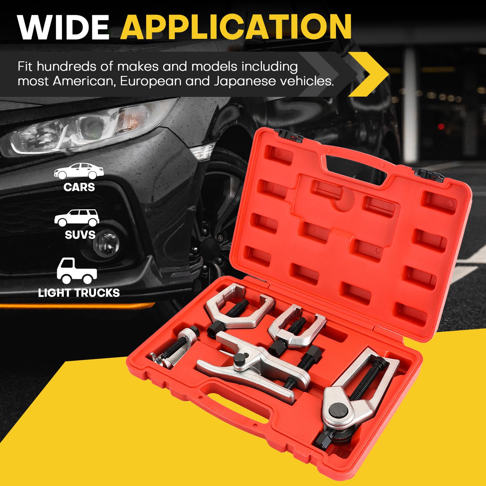 acymner size comparison with ratchet shows compact, portable convenience