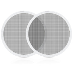 Adabuing front view vent screen showing clean white frame and snug fit benefit