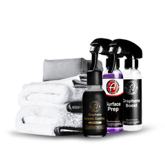 Adam's Polishes front packaging showing kit contents and benefits