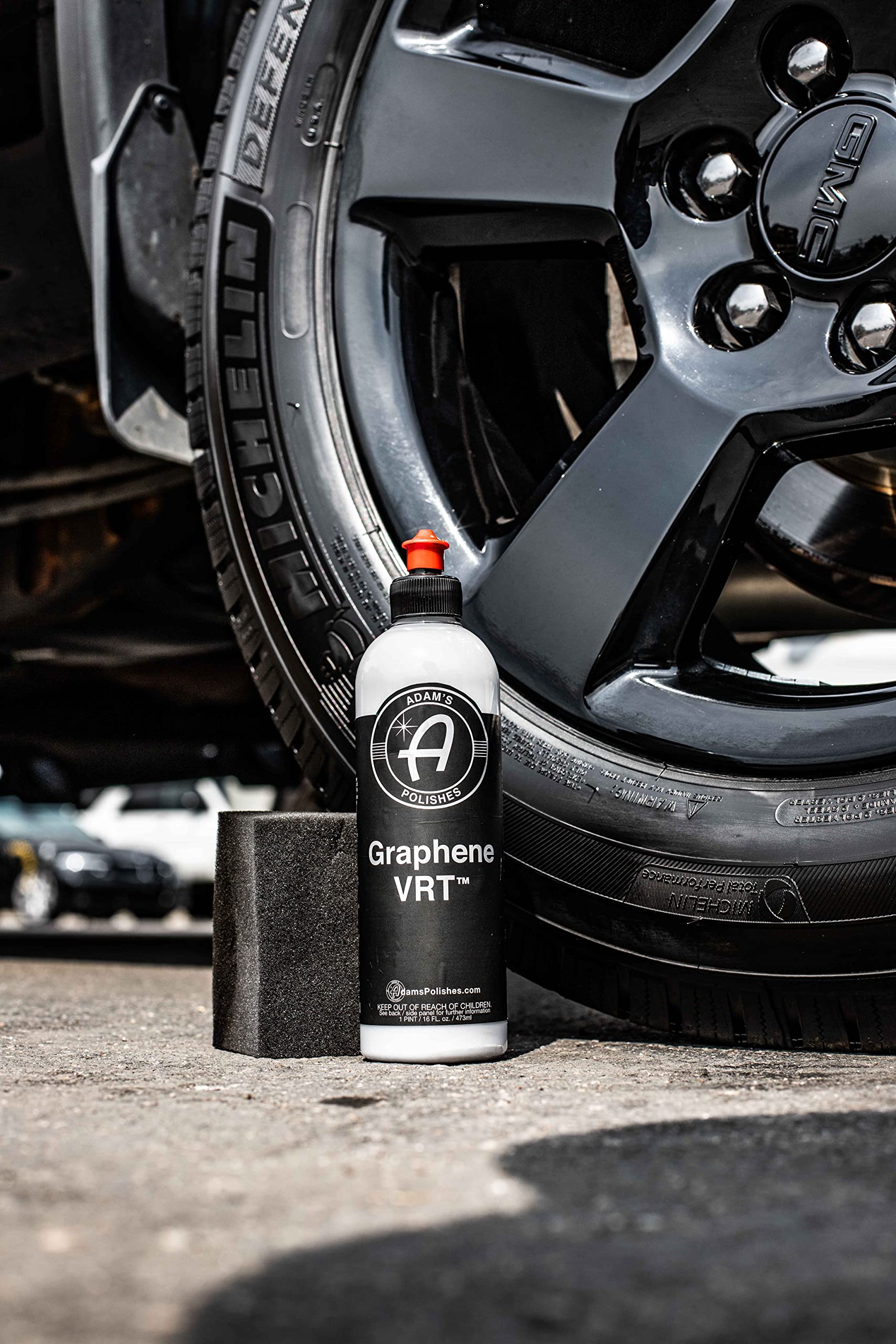 Adam's Polishes before and after trim comparison showing revived color and protection benefit