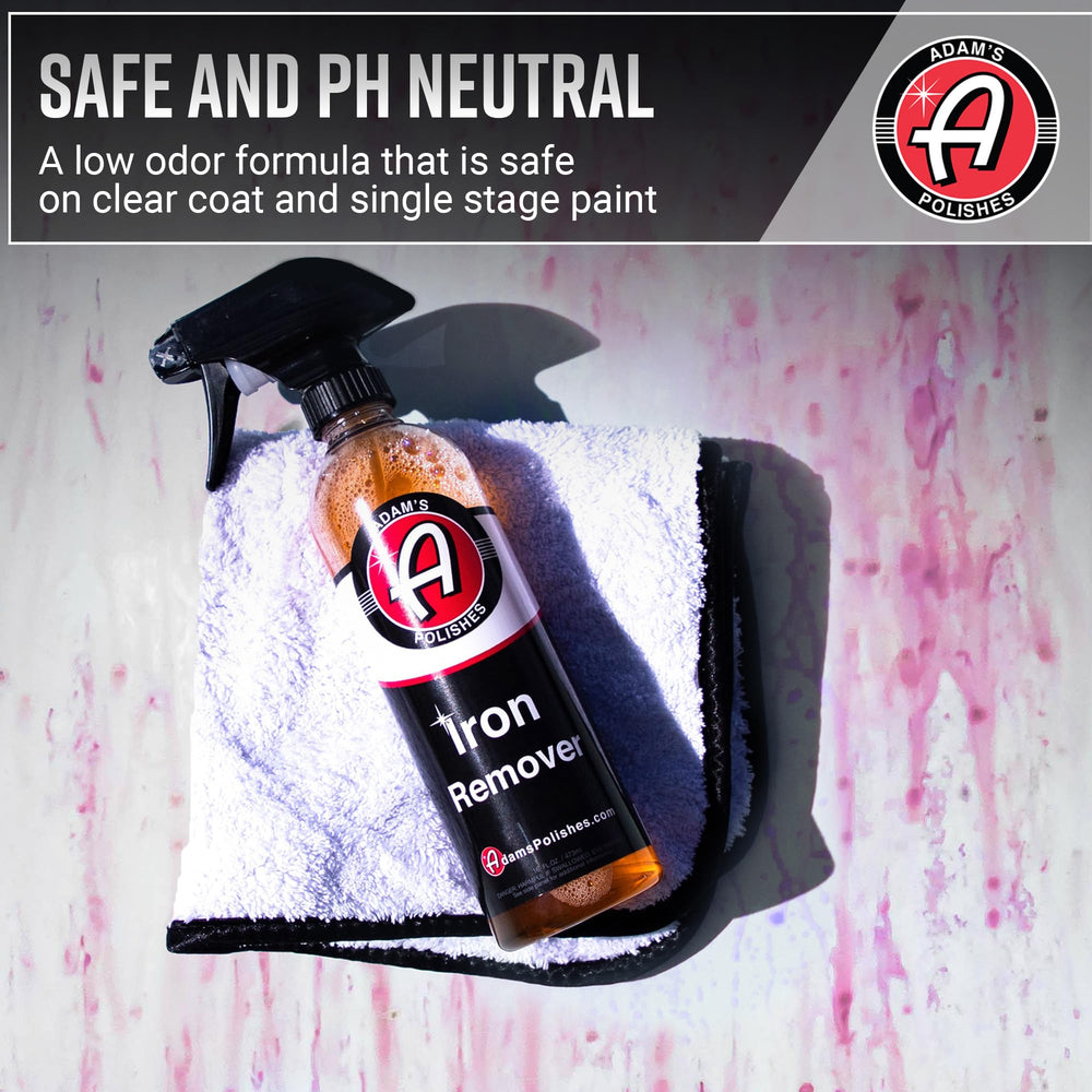 Adam's Polishes label with instructions demonstrates proper safe use