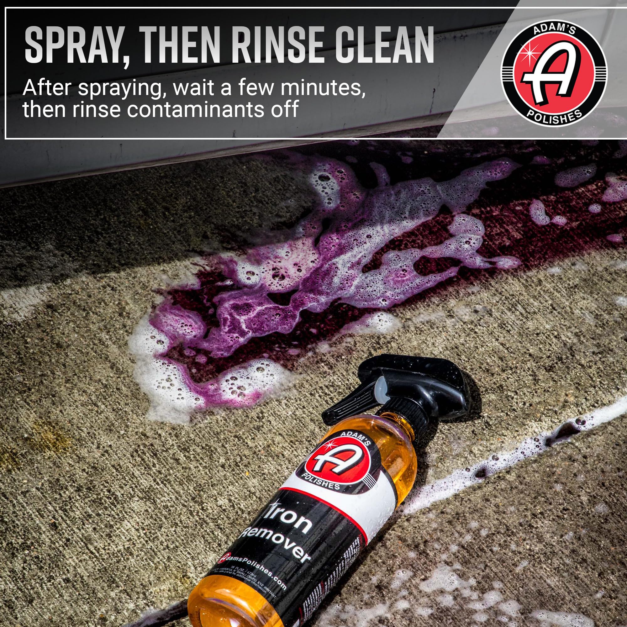Adam's Polishes before-and-after paint decontamination visual improvement