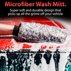 Adam's Polishes close-up of microfiber fibers protecting paint while lifting dirt