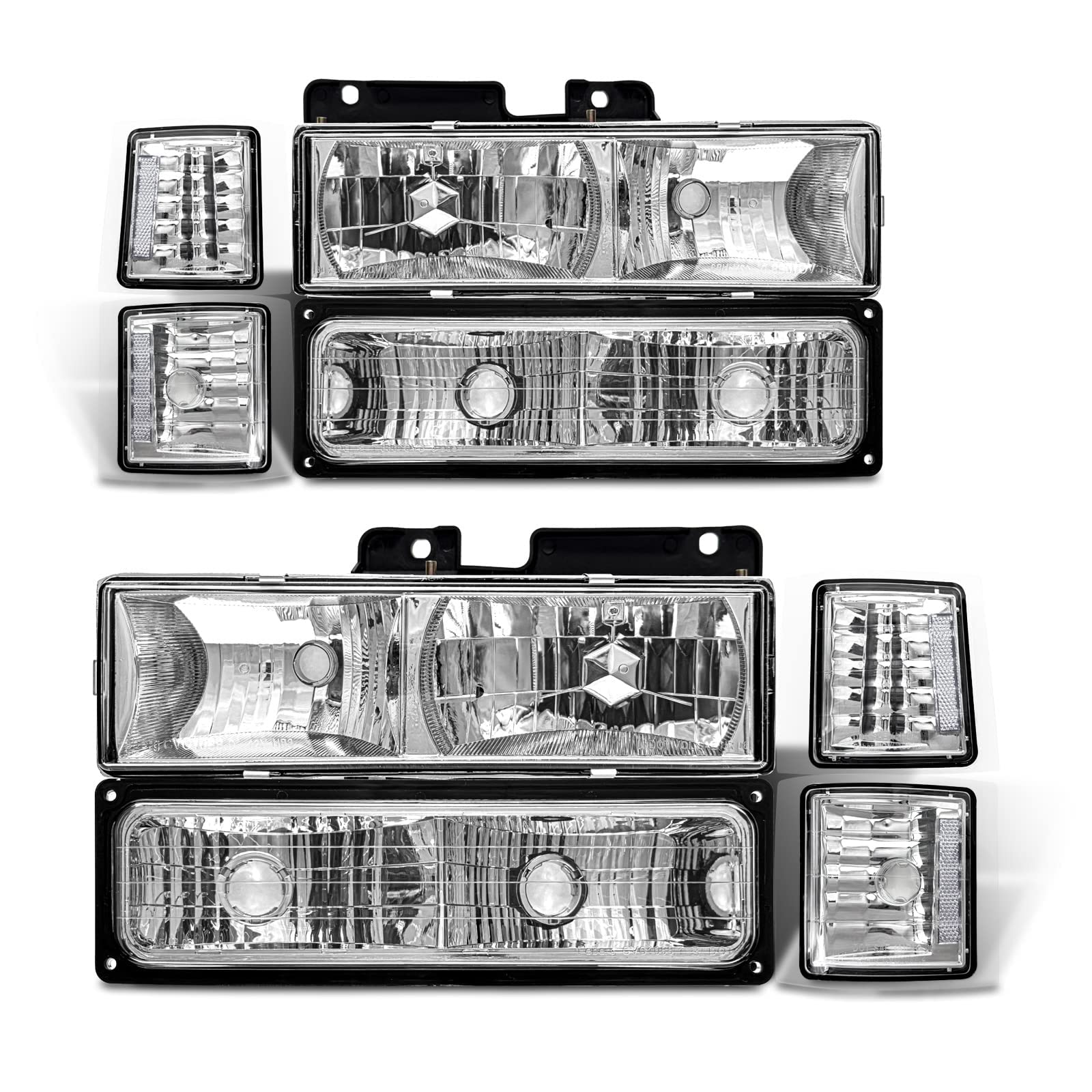 ADCARLIGHTS front assembly showing clean OE-style fit and restored appearance