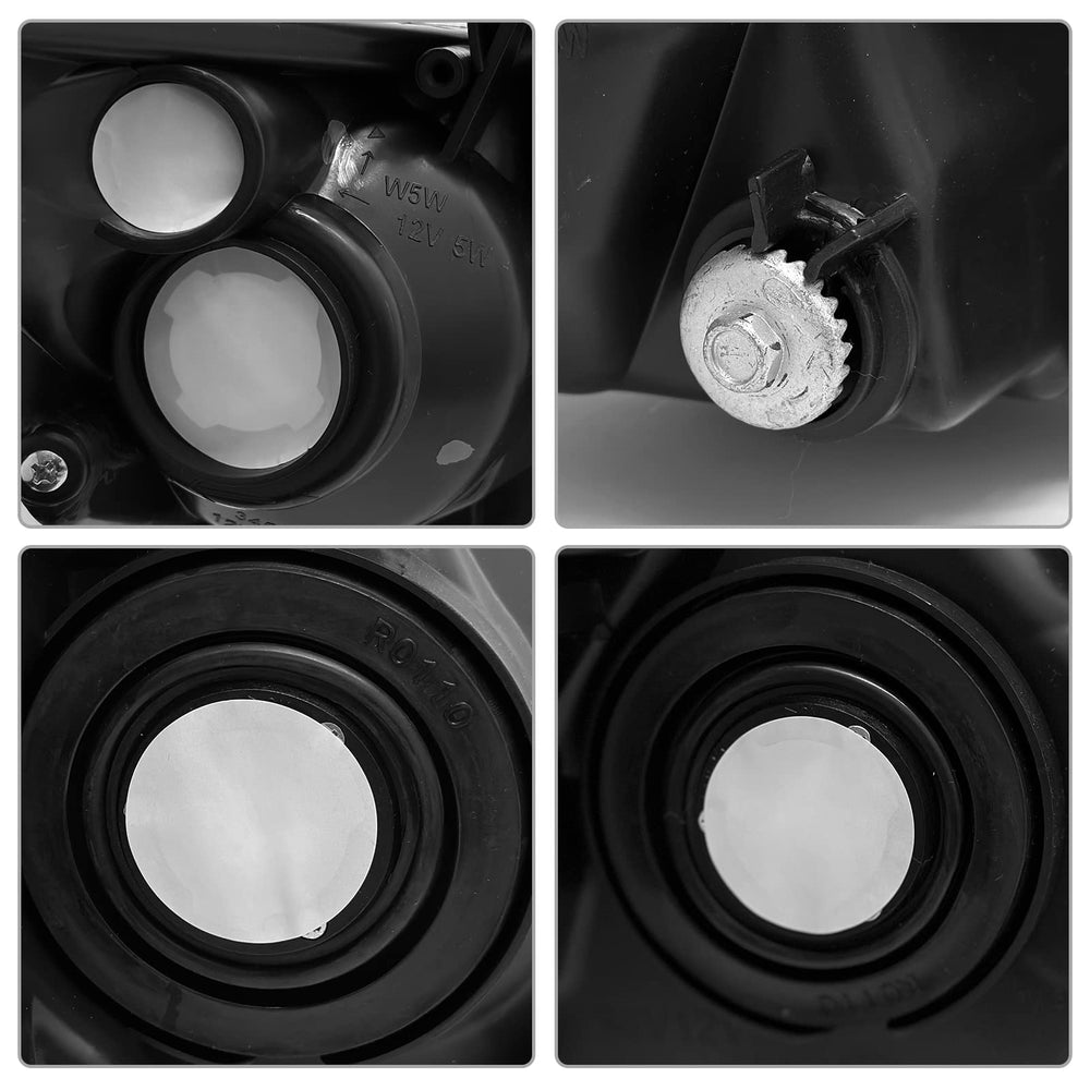 ADCARLIGHTS lens close-up with UV coating visible for long-lasting translucence