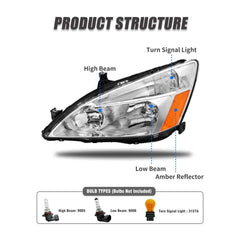 ADCARLIGHTS mounted on a 2005 Honda Accord showing exact fitment
