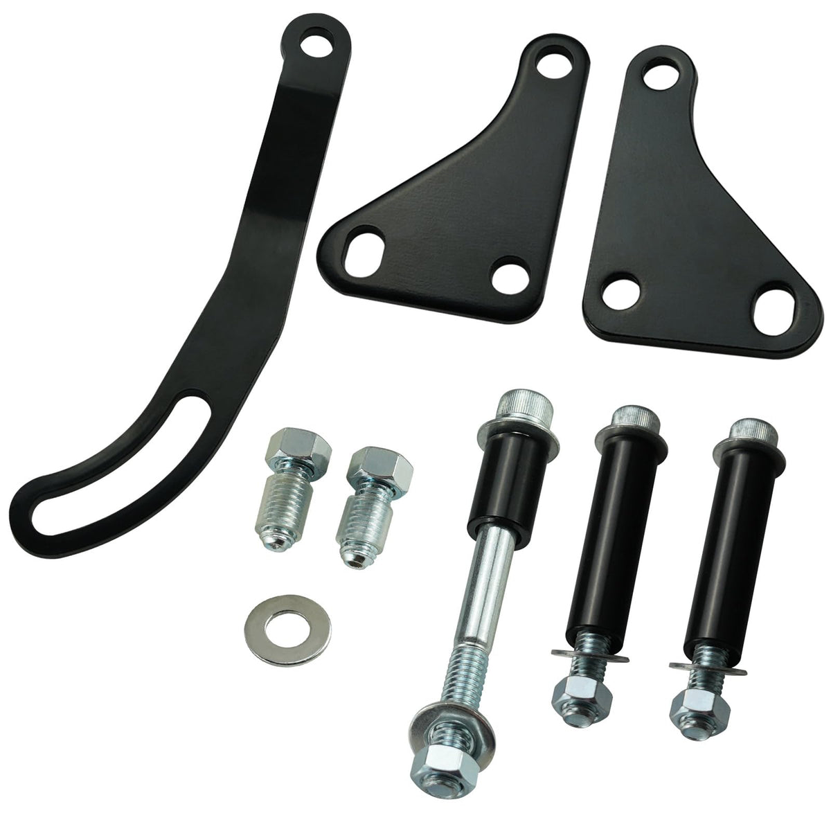 Adorish front view bracket showing robust construction and universal fit benefit