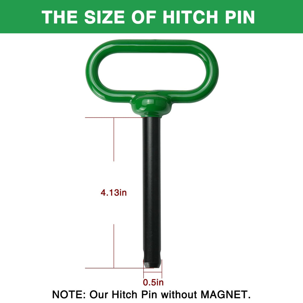 Adorish hitch beside ruler showing scale and bolt length options