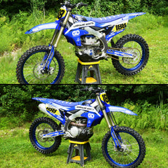 Adrenaline Addicts installed on Yamaha side view improving rider control
