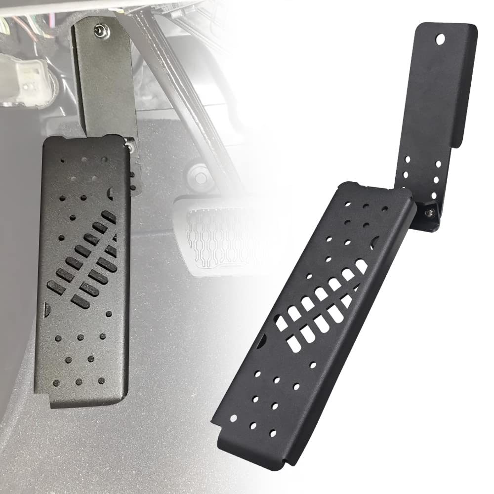 ADTOPI left dead pedal front view showing durable design and improved comfort
