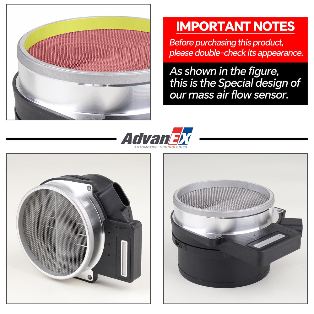 AdvanEX MAF close-up of sensing element for precise airflow measurement