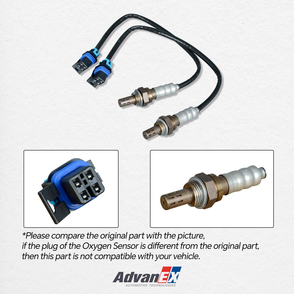 AdvanEX sensor packaging and label view, helps verify correct replacement part