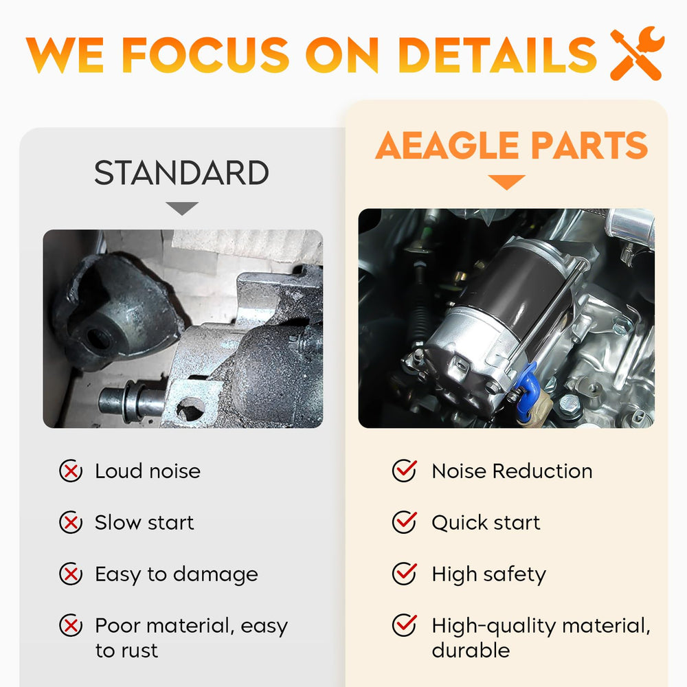 AEagle 6449 installed in engine bay demonstrating direct-fit replacement on GM vehicle