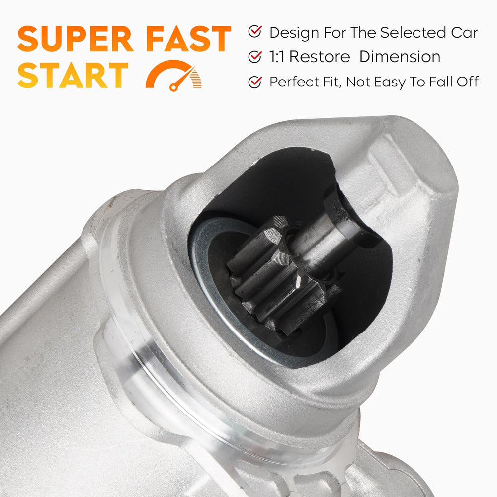 Aeagle starter mounting flange detail showing bolt pattern for direct fit