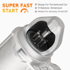 Aeagle starter mounting flange detail showing bolt pattern for direct fit