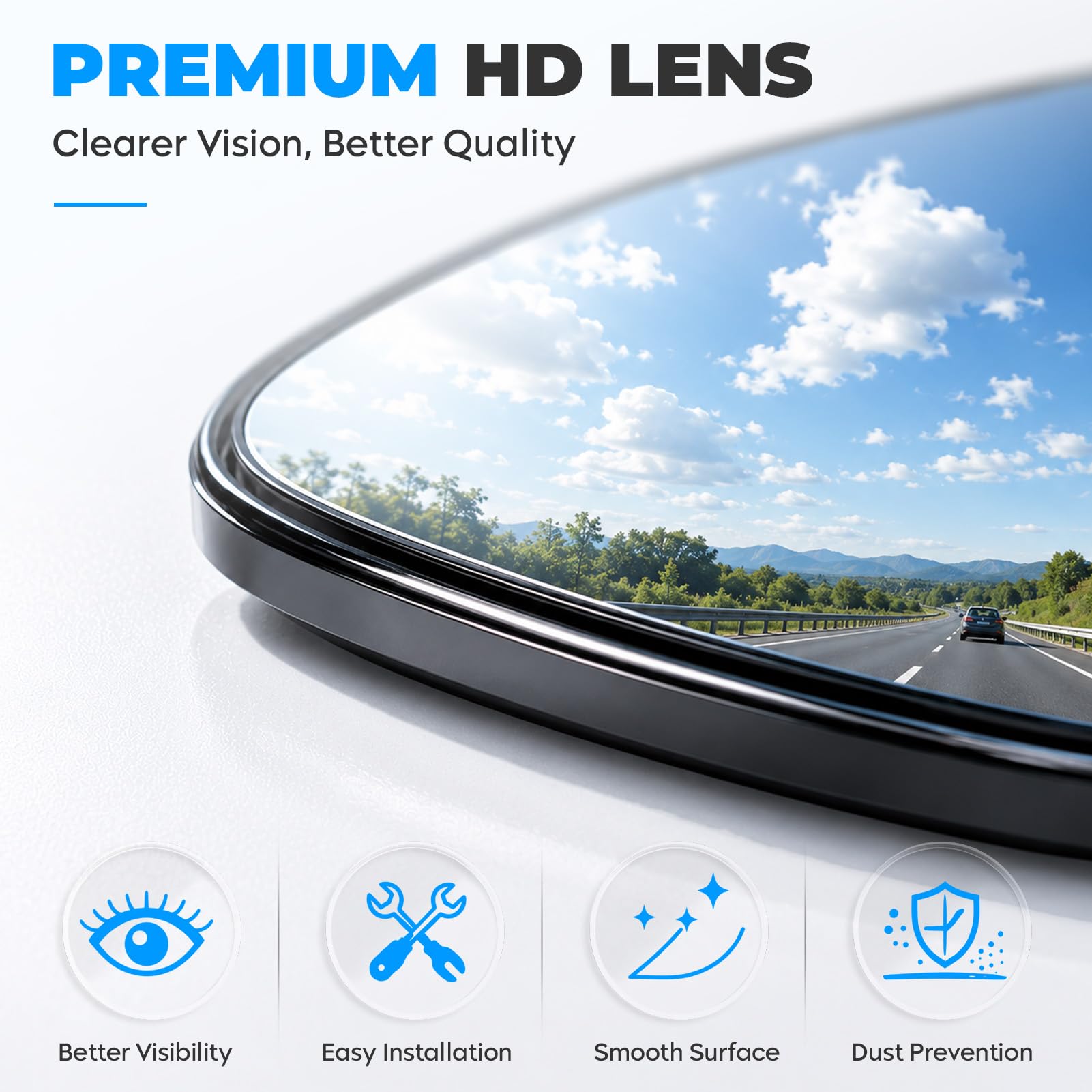 Aeagle rear view with mounting clips demonstrating secure OEM fitment