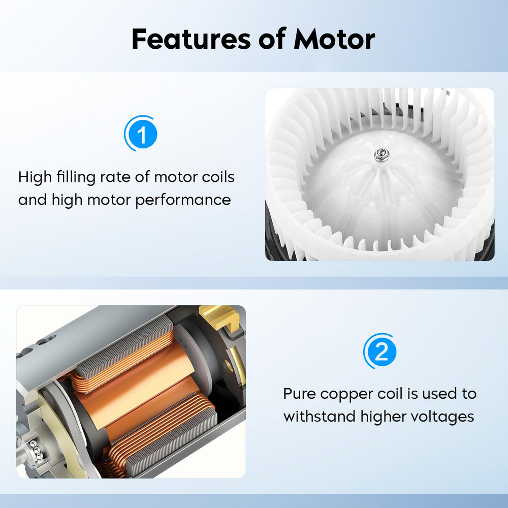 Aeagle motor label and electrical connector detail for easy compatibility check