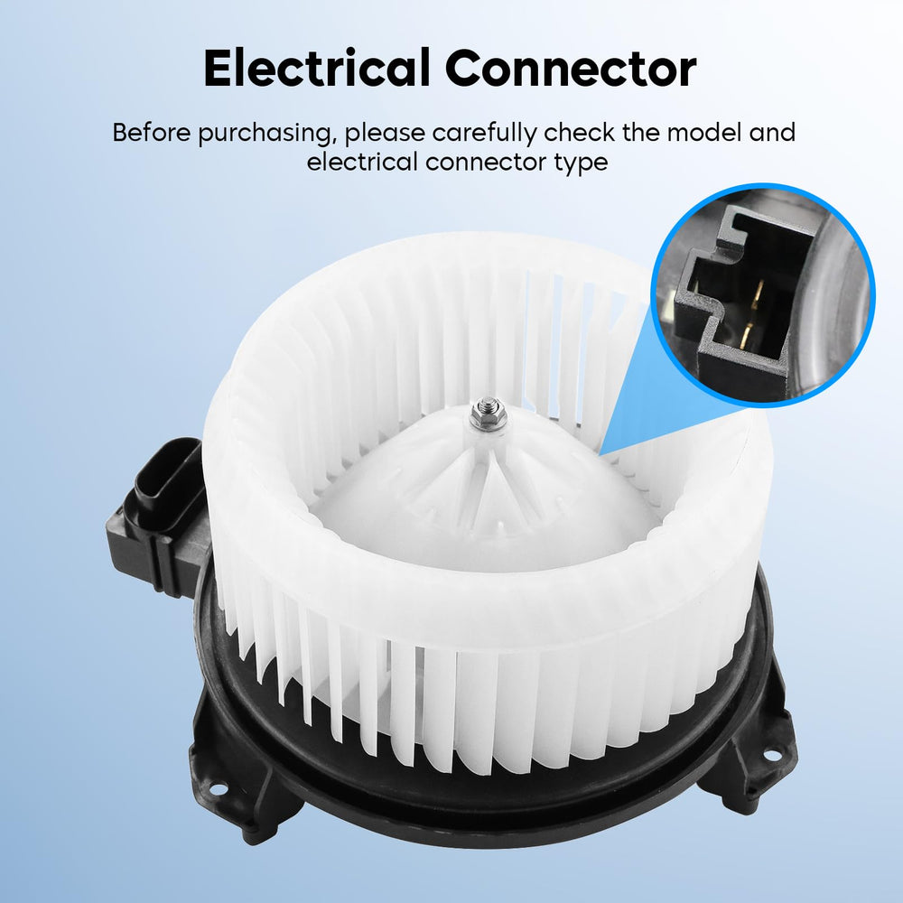 Aeagle blower installed in vehicle HVAC housing demonstrating proper fit and airflow