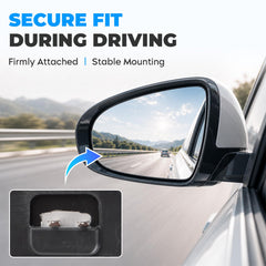 Aeagle close-up edge profile of mirror glass showing OEM-style contour and fit
