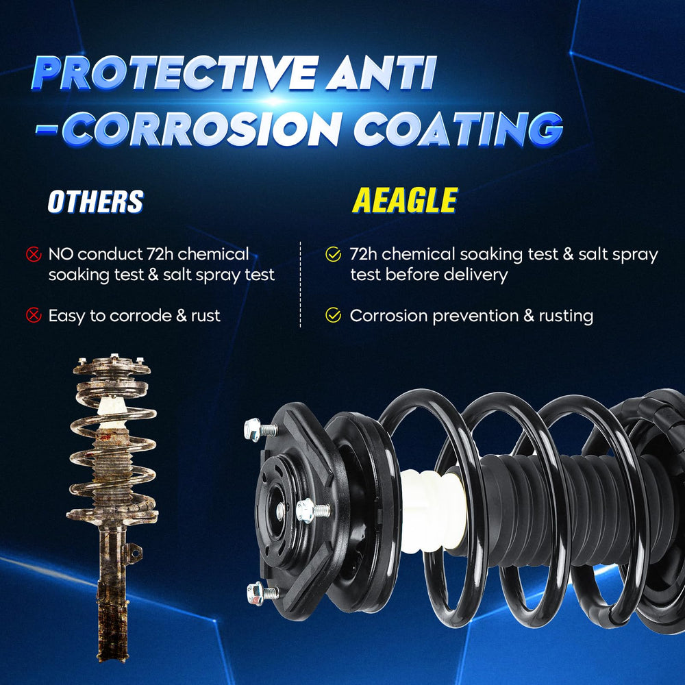 Aeagle coil spring detail showing wound steel and consistent spacing for balanced ride