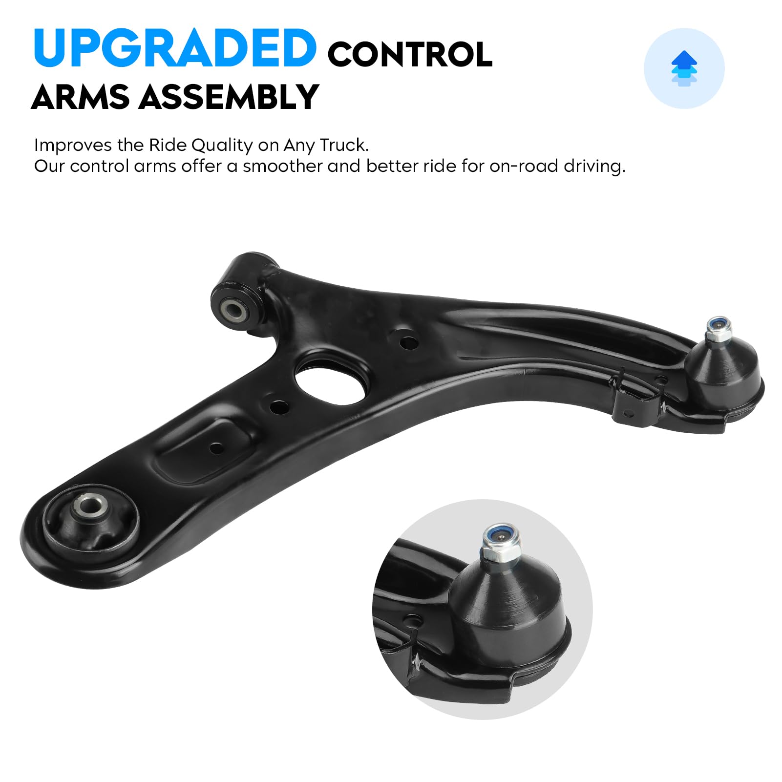 Aeagle close-up of ball joint assembly highlighting durable construction benefit