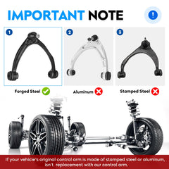 Aeagle control arm bushing detail highlighting pre-greased, service-ready bushings