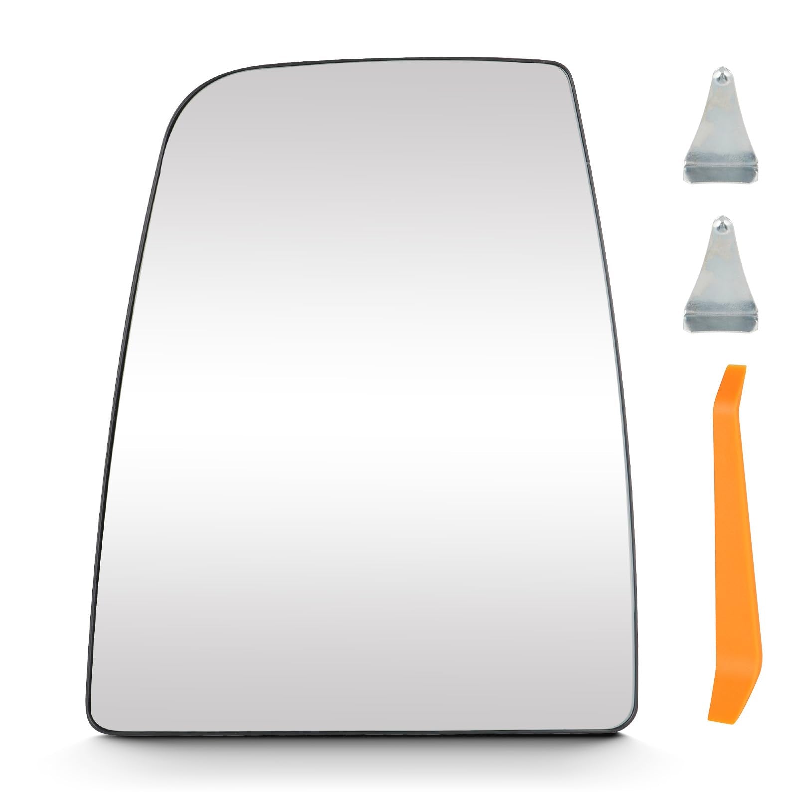 Aeagle driver-side front view of mirror glass showing exact fit