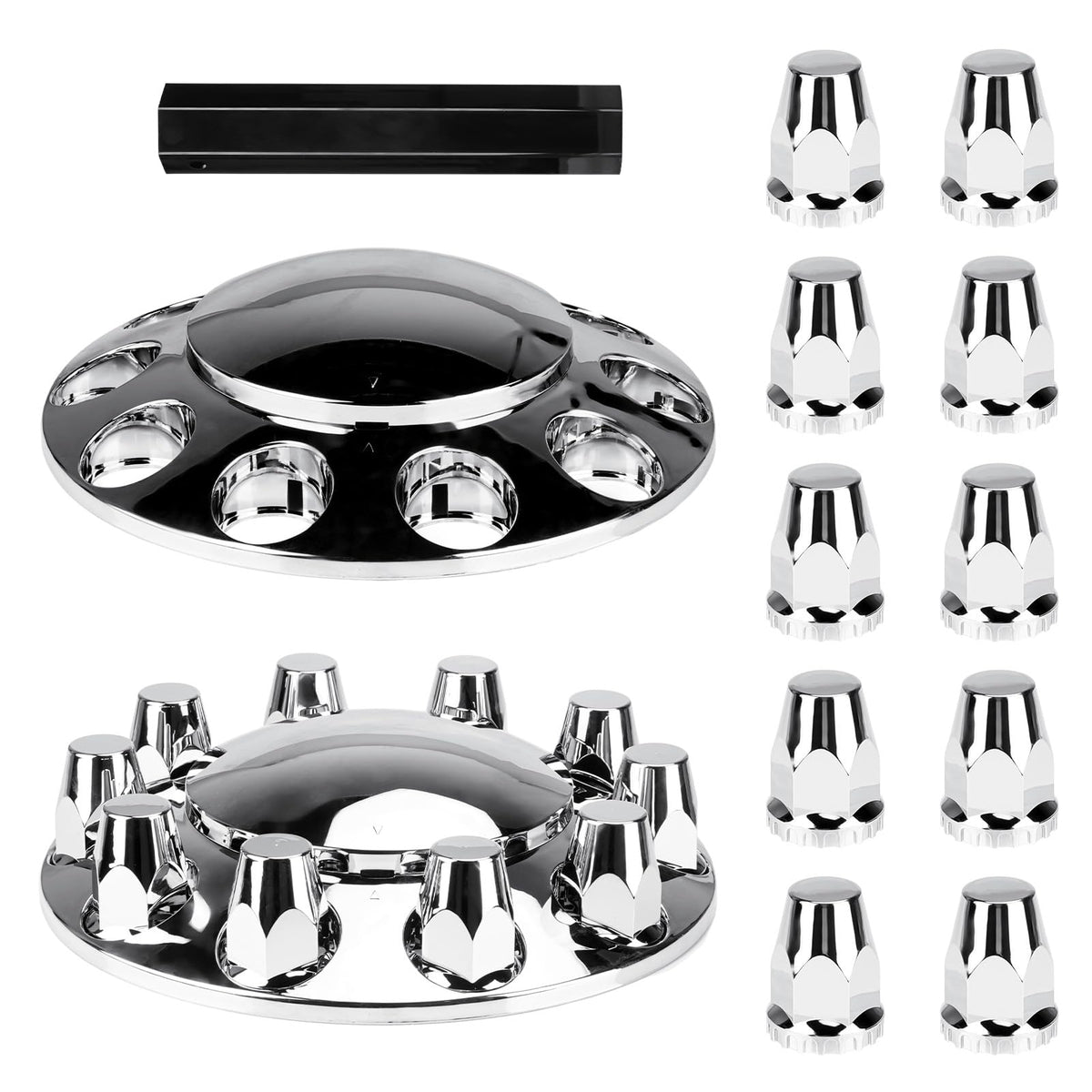 Aeagle front axle cover front view showing polished finish and protection