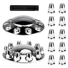 Aeagle front axle cover front view showing polished finish and protection