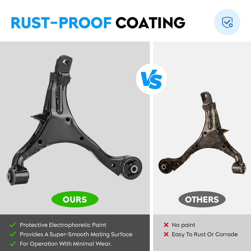 Aeagle front lower ball joint detail showing durable ball stud and boot