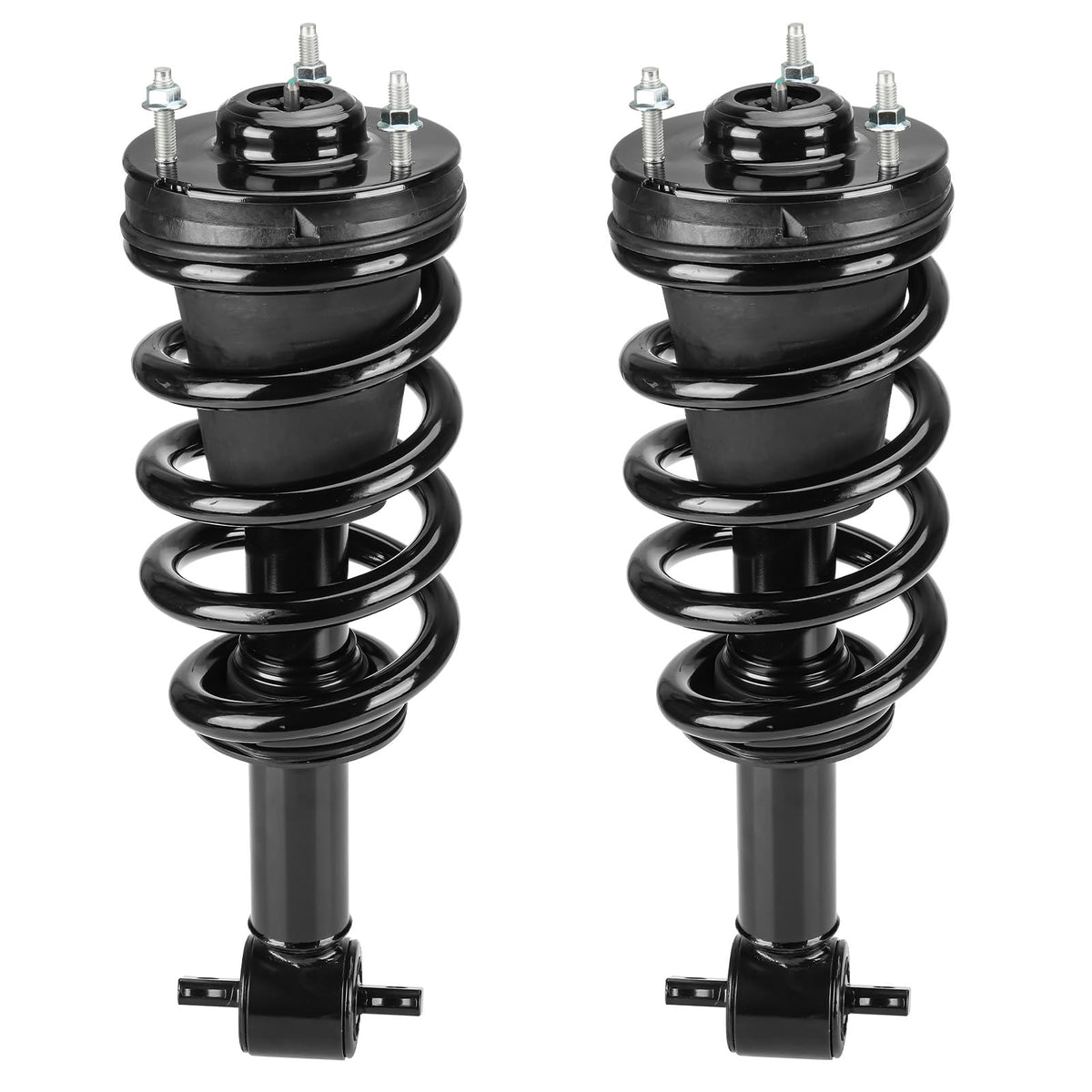 Aeagle front strut assembly front view showing complete unit for easy replacement