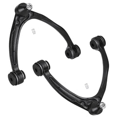 Aeagle front upper control arms packaging showing both assemblies and warranty benefit