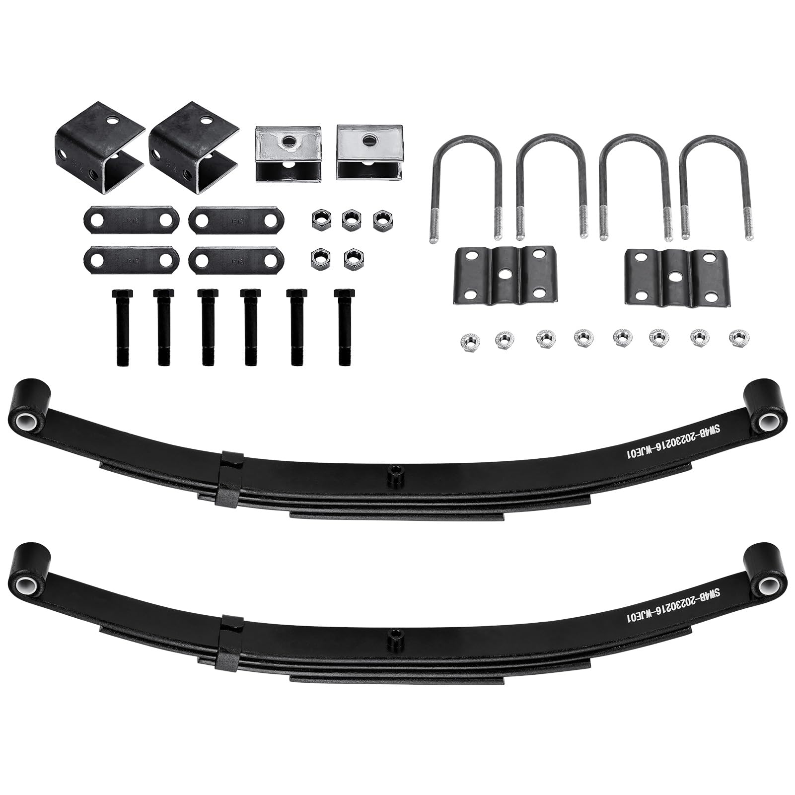 AEagle front view of assembled suspension kit showing complete contents and easy replacement benefit