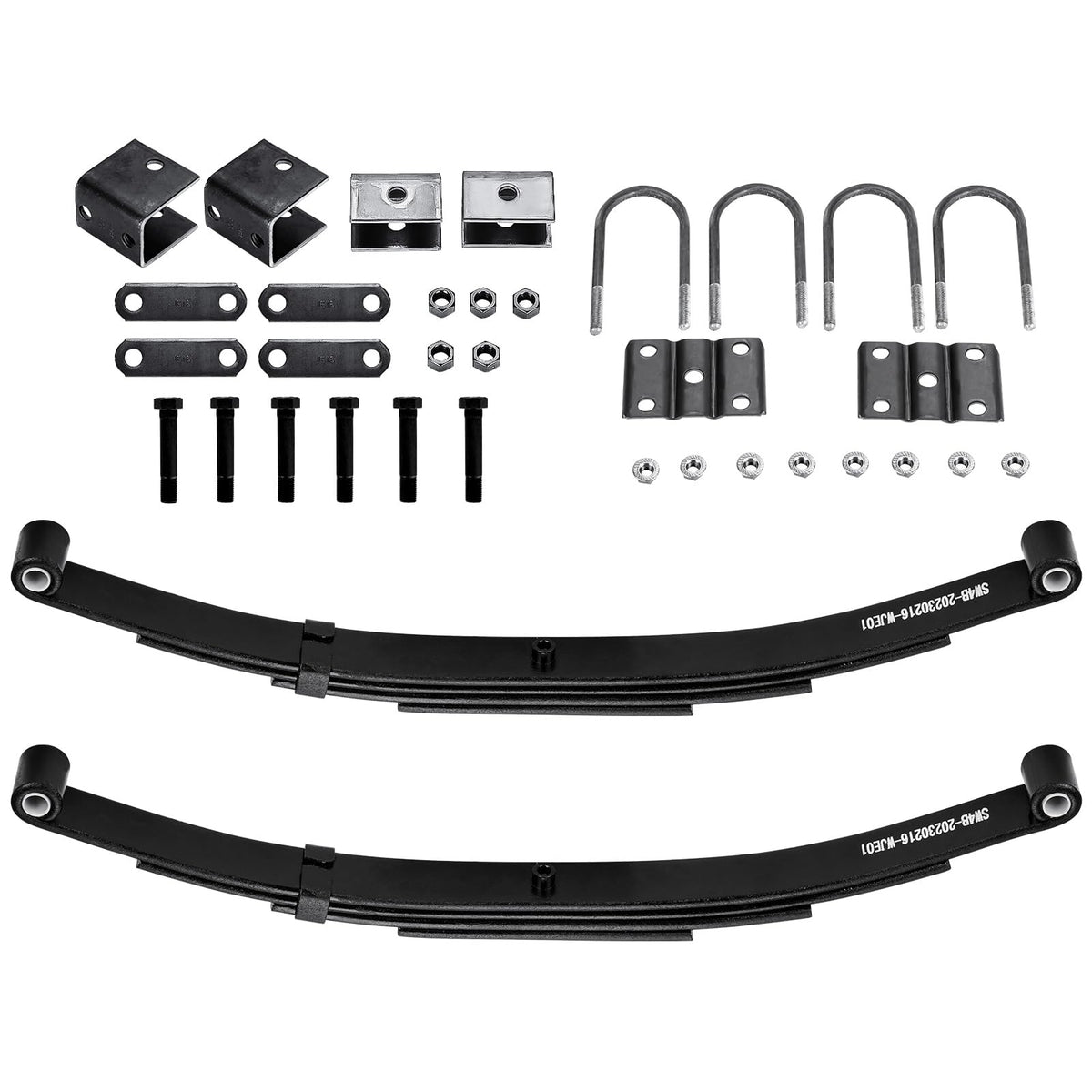 AEagle front view of assembled suspension kit showing complete contents and easy replacement benefit