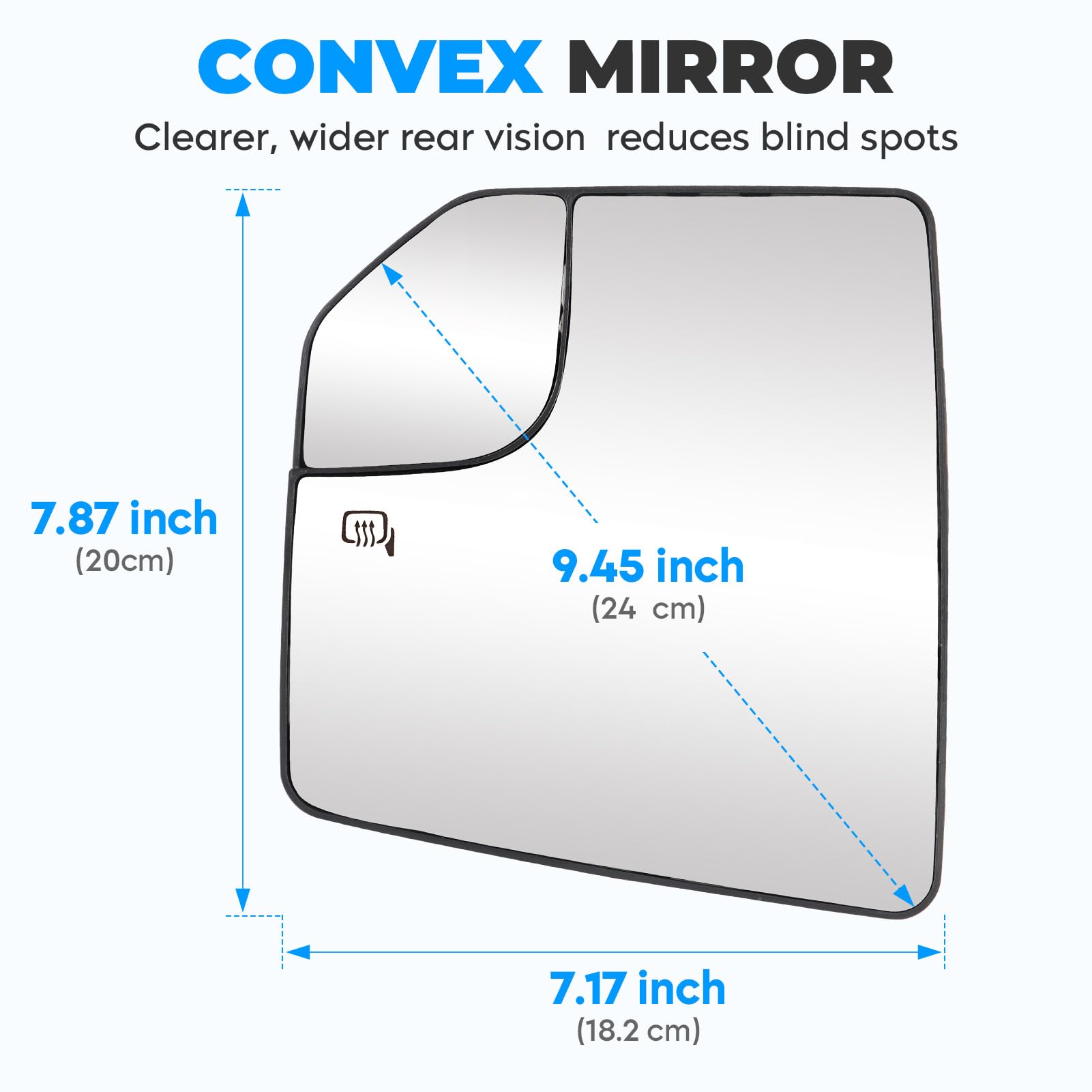 Aeagle installed on F-150 side profile illustrating restored mirror performance