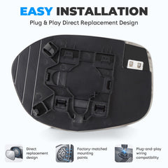 Aeagle mirror back ABS backing detail showing durable construction and long-term protection