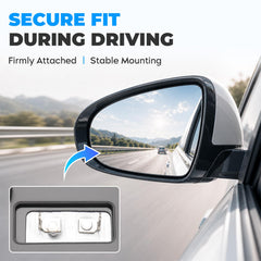 Aeagle installed on vehicle left side demonstrating seamless factory fit and visibility