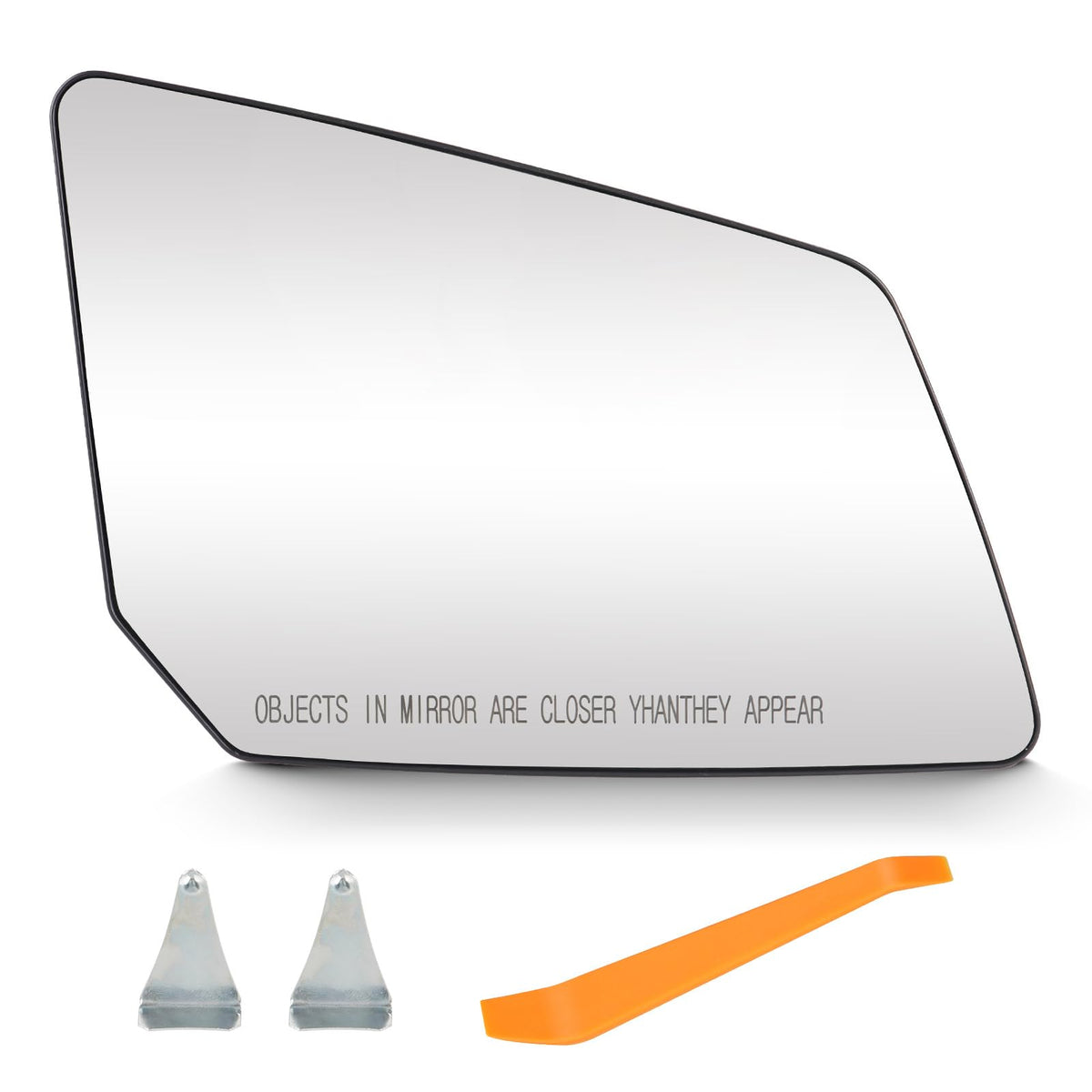 Aeagle passenger right mirror front view showing clear reflective surface and fit