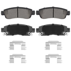 Aeagle rear brake pads packaging showing product and benefits