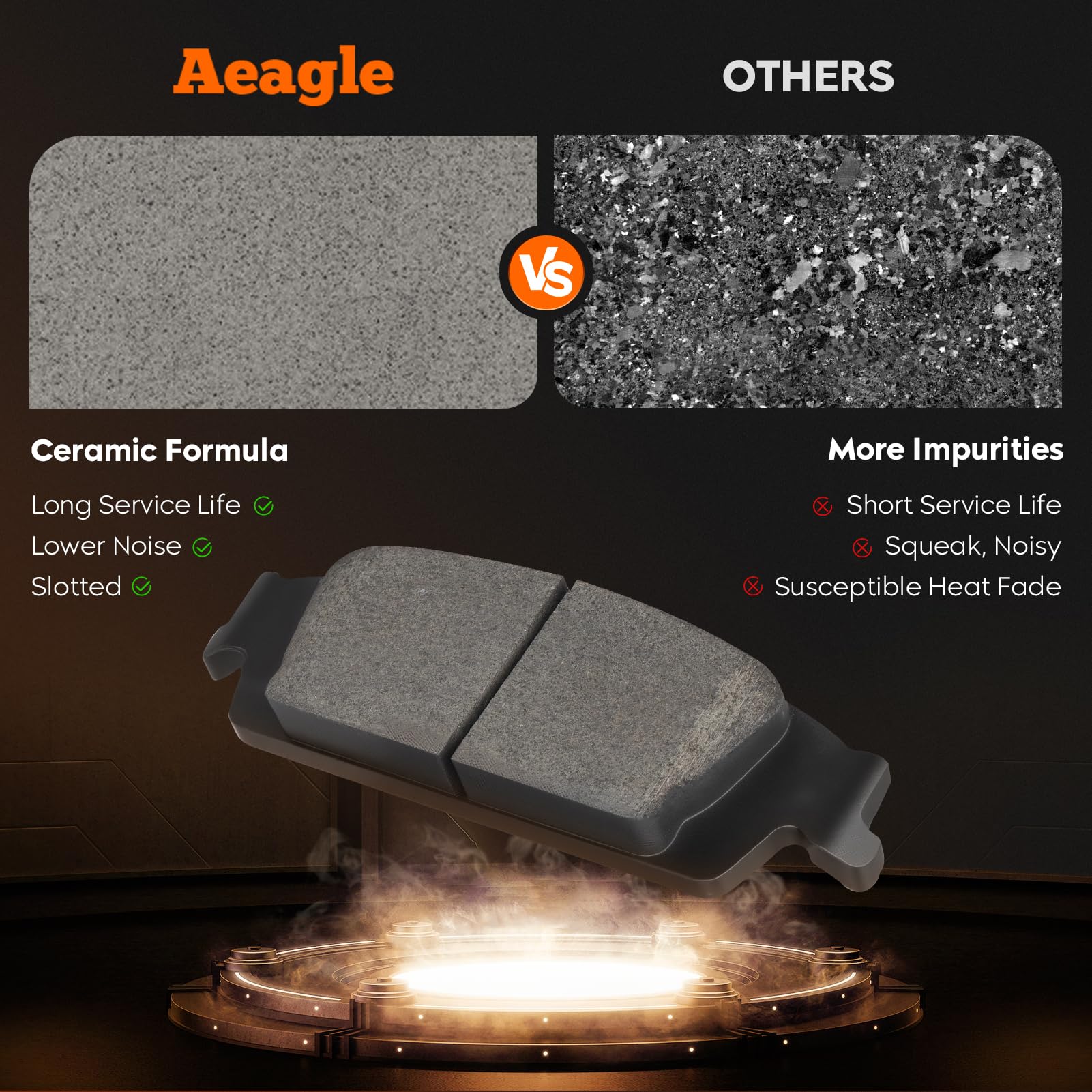 Aeagle rear packaging laid out, highlights included hardware and completeness