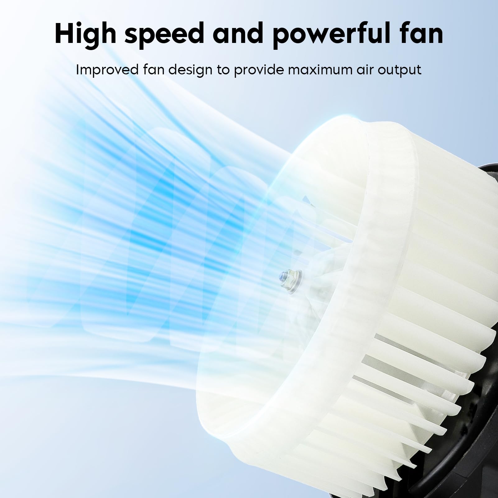 Aeagle rotor close-up highlighting silicon steel plate and durable construction