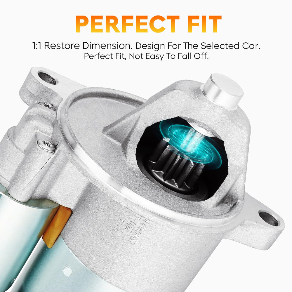 AEagle starter label and specs visible to confirm part compatibility quickly