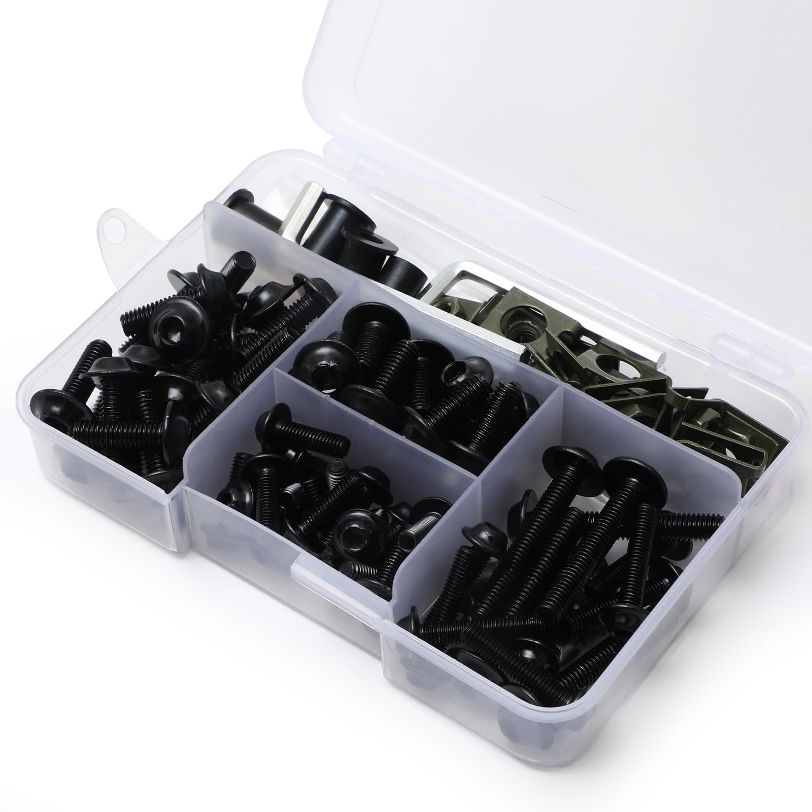 AEEAST packaging box with organized trays for easy storage and inventory