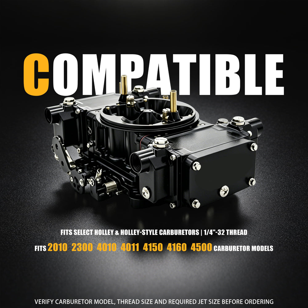 AegisAutos brass jet being installed in a Holley carburetor for fast, accurate swaps
