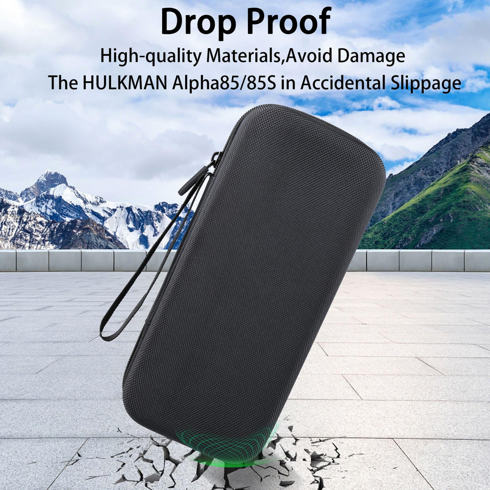 Aenllosi case held in hands showing scale and portability for HULKMAN users