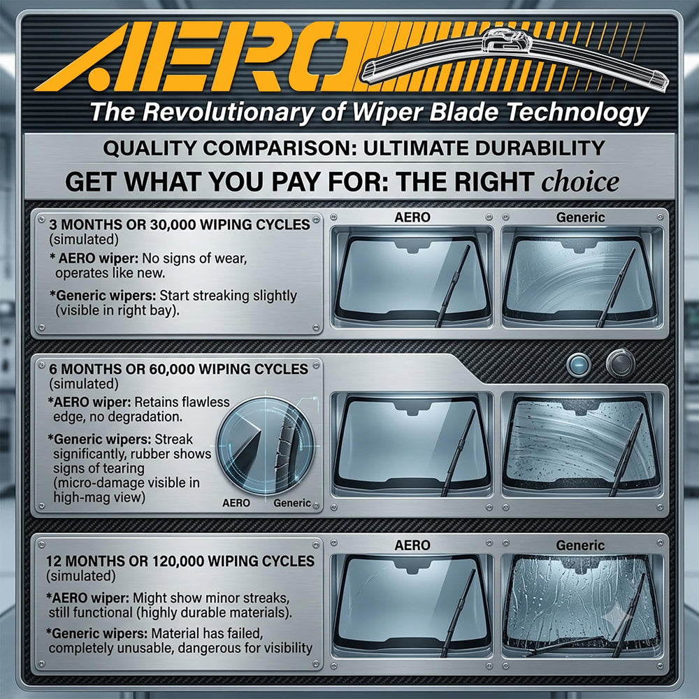 AERO connector detail showing OEM-style attachment for quick installation
