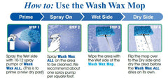 Aero Cosmetics Wash Wax All bottle label and liquid texture indicating professional strength